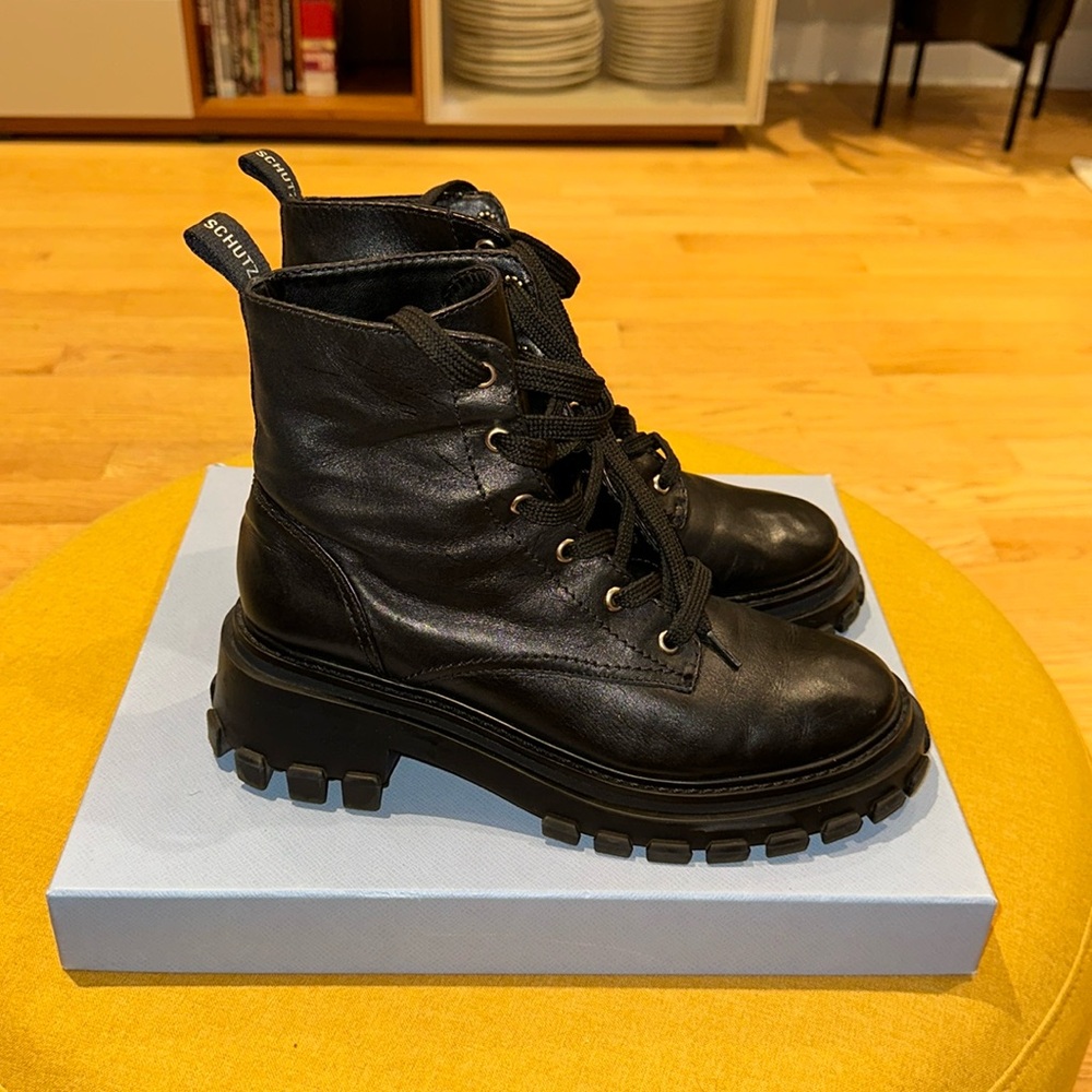 Schutz Soft Leather Boots